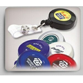 Color Retractable Badge Holder w/ Direct Imprint